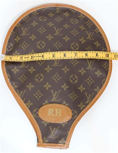 vintage louis vuitton tennis racket cover|Vintage Louis Vuitton Tennis Racket Cover (Made in USA) with .